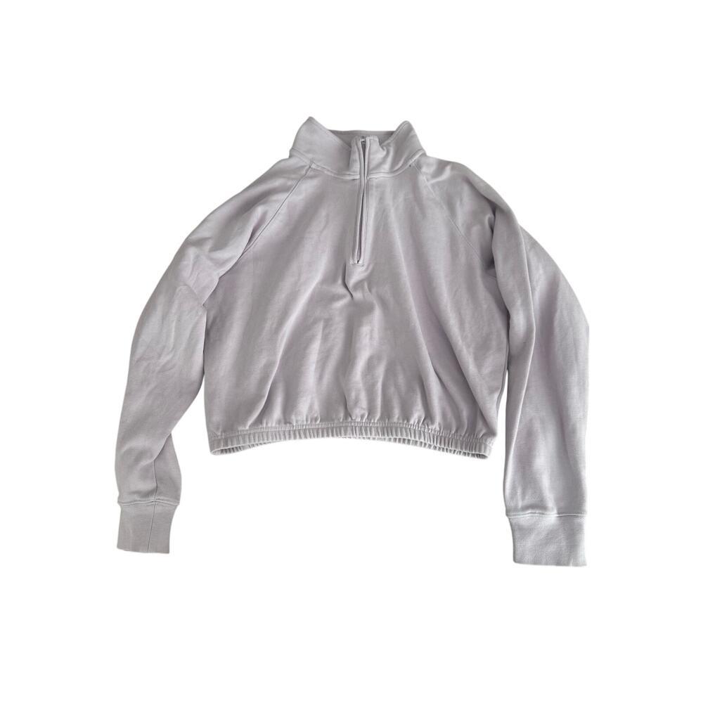 Born Primitive Women’s Cropped Quarter Zip Pullover | Size Small | Lavender - Picture 7 of 11